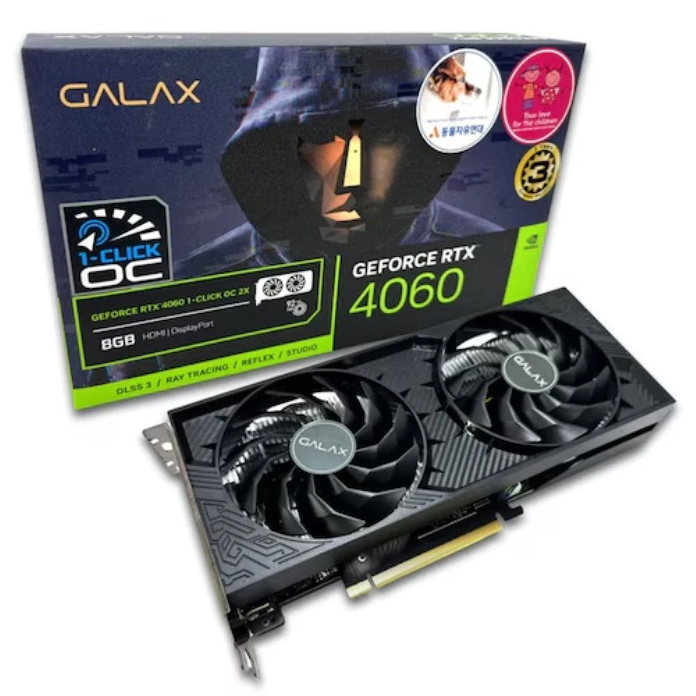 بطاقة رسومات Galaxy-GeForce VGA ، GeForce الأصلية ، RTX ، 2X ، OC V2 ، D6 ، 8GB ، التوزيع المحلي