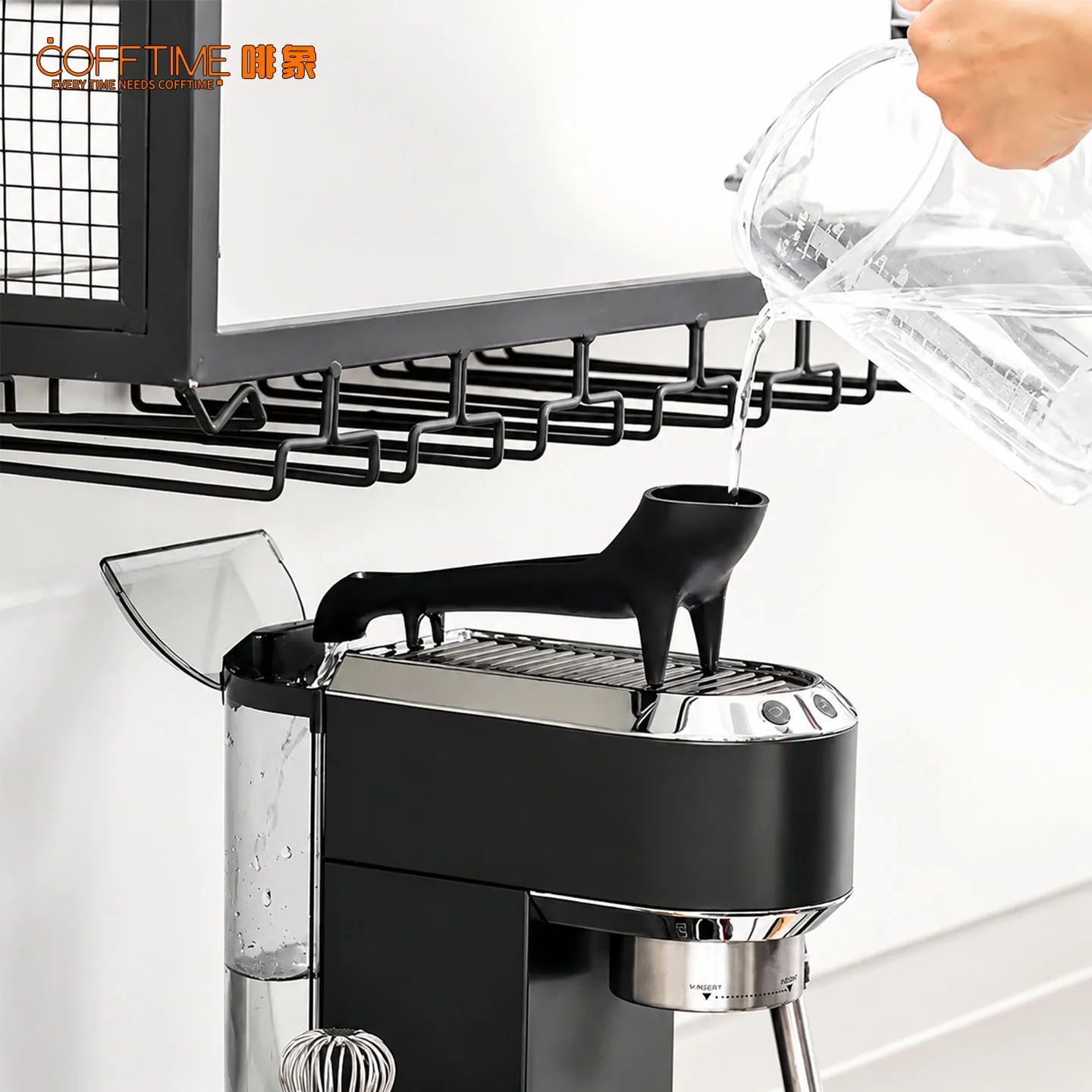 New Creative Portable Coffee Machine Silicone Water Funnel Water Tank Deflector For Espresso Machine Water Filter Tank Guide
