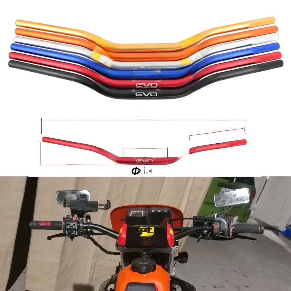 AliExpress UK FLBOMBING Motorcycle Handlebar for PRO Taper 1-1/8" Handle Bars Dirt Pit Bike CNC Steer Wheel for EXC Duke 390