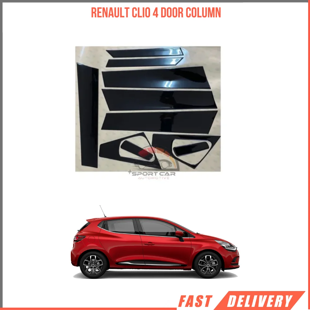 For Renault Clio 4 Door Pillars Pianoblack Door Pillars 17334 - free shipping affordable car parts high quality