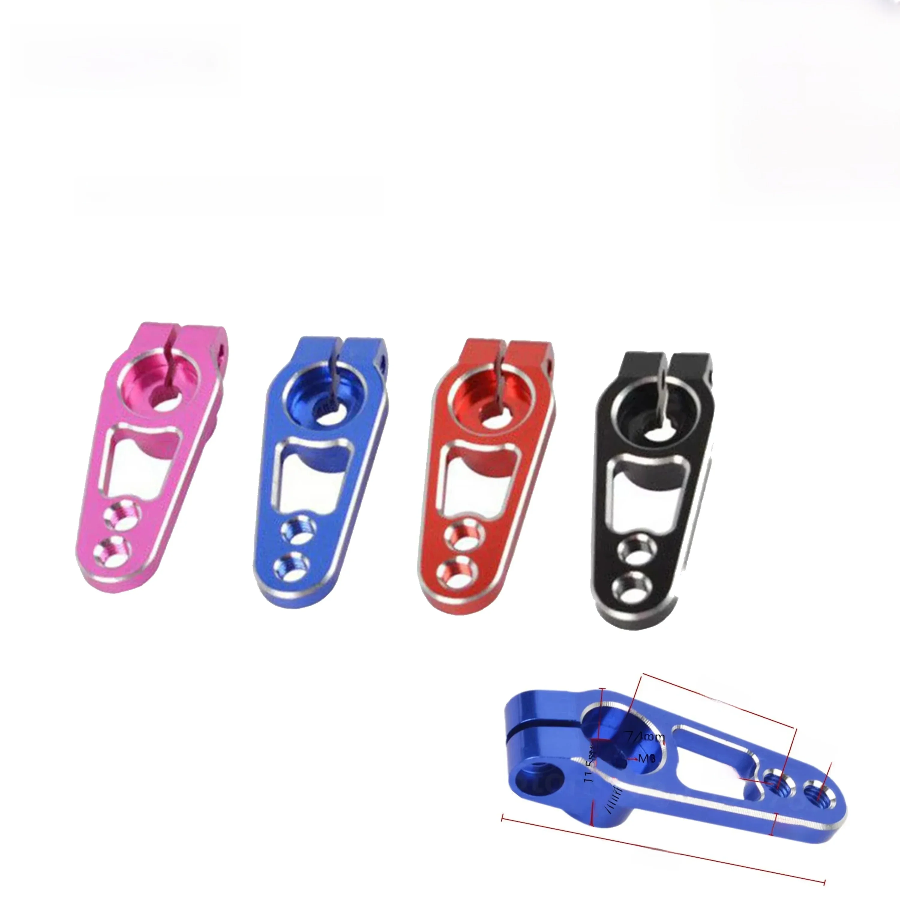 NEEBRC 25T RC Servo klaxon bras métallique M3 bras de Servo de direction pour voiture RC avion Robot bateau Futaba Savox Xcore HL HD puissance RC outils