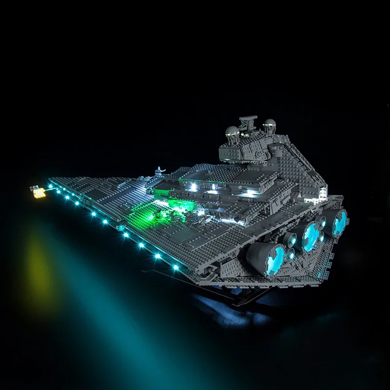 Easylite Led Light Set Voor 75252 Keizerlijke Destroyer Diy Speelgoed Bakstenen Blokken Alleen Verlichting Kit Niet Model - afbeelding 2