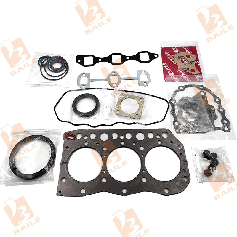 For Yanmar 3TNC78 Full Gasket Kit Engine With Cylinder Head Gasket