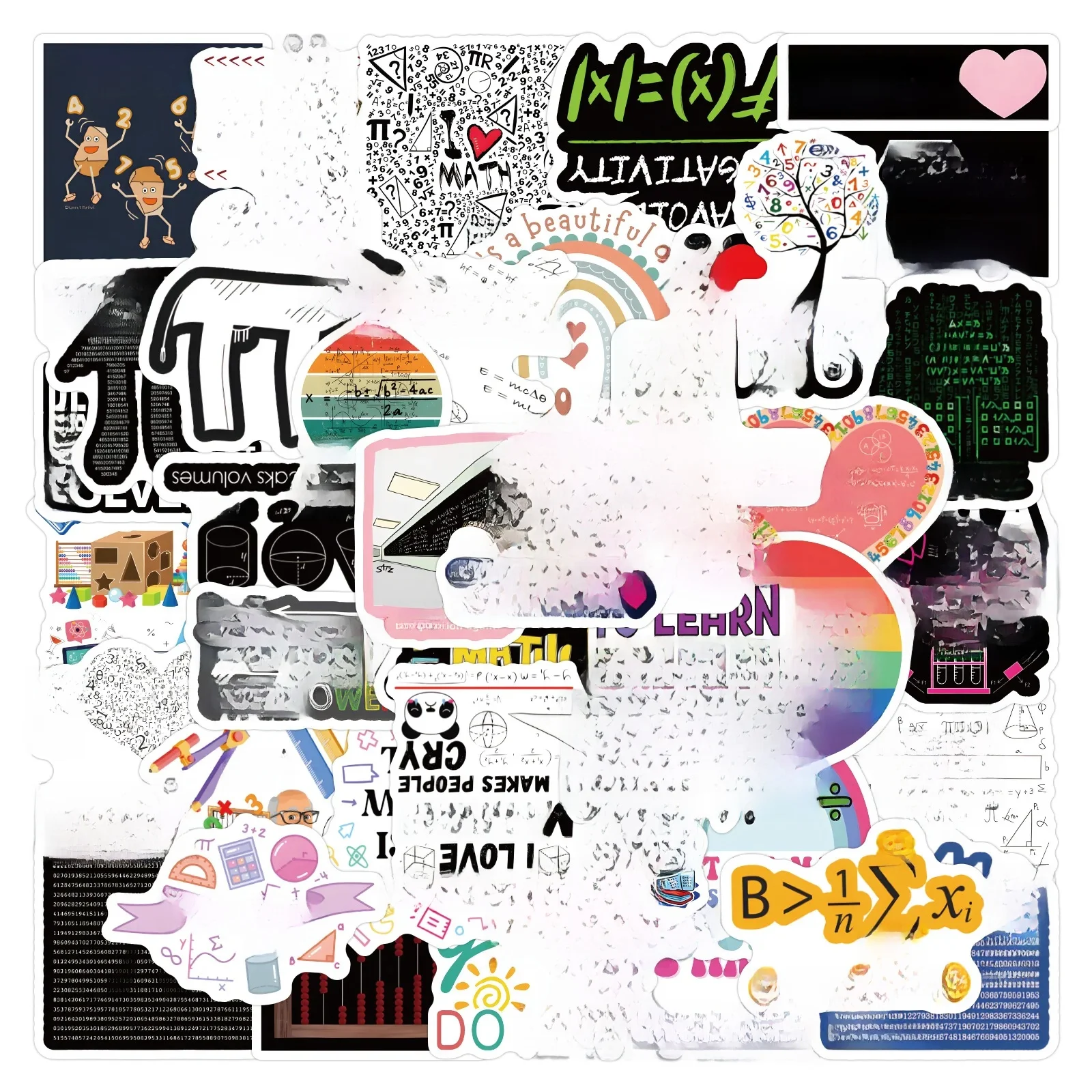 AliExpress GOGOTU 10/60/120PCS Math Stickers Formula Cartoon Graffiti Sitkcer Luggage Laptop Phone Guitar Cup Bike Skateboard Waterproof Kids Toy