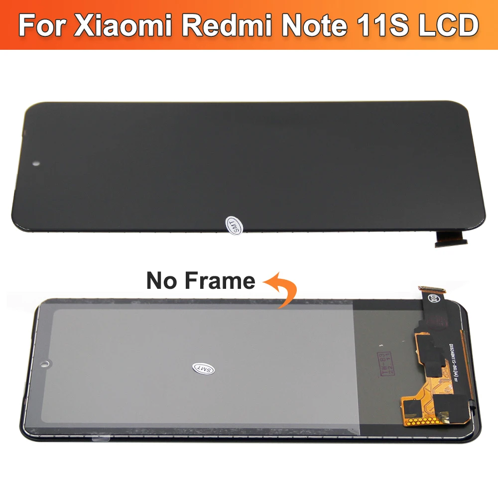 2201117SG 2201117SI Premium Lcd For Xiaomi Redmi Note 11S Display Touch Screen Digitizer Panel Assembly For Redmi Note 11s LCD