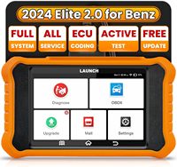 2024 New LAUNCH X431 Elite 2.0 PRO for BENZ OBD2 Scanner,Bi-Directional Scan Tool, All Services, ECU Coding for BMW/Audi Scanner