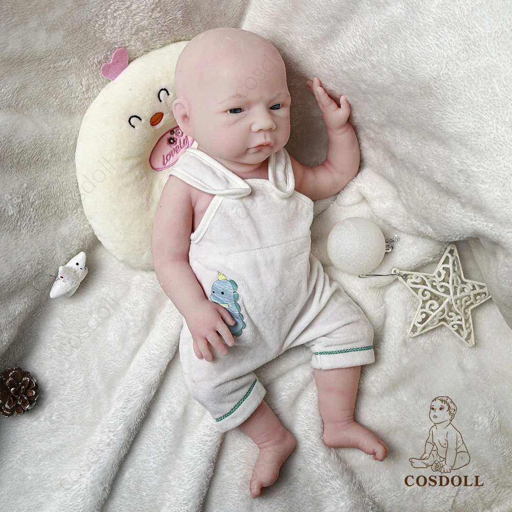 COSDOLL-Muñeca Reborn de silicona líquida para niños, 100% pulgadas, 18,5 kg, 2,8