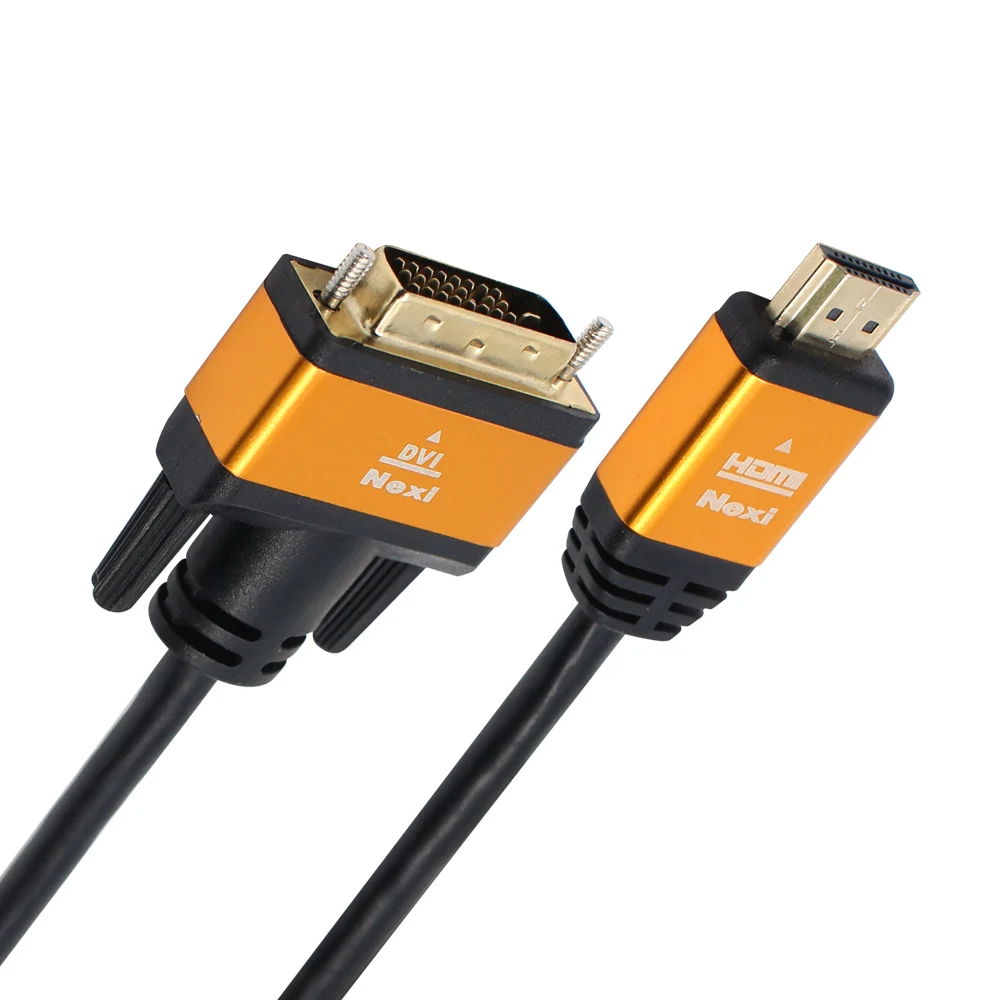 Nexy HDMI to DVI Cable V2.0 Monitor TV Desktop Laptop Connection