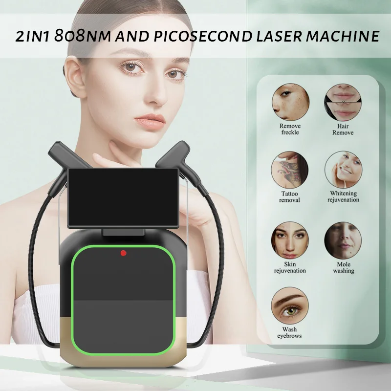 

4000 Вт александрит, 4 длины волны, 808 диодный лазер для удаления волос, ледяной титан, безболезненный физический аппарат для депиляции тела