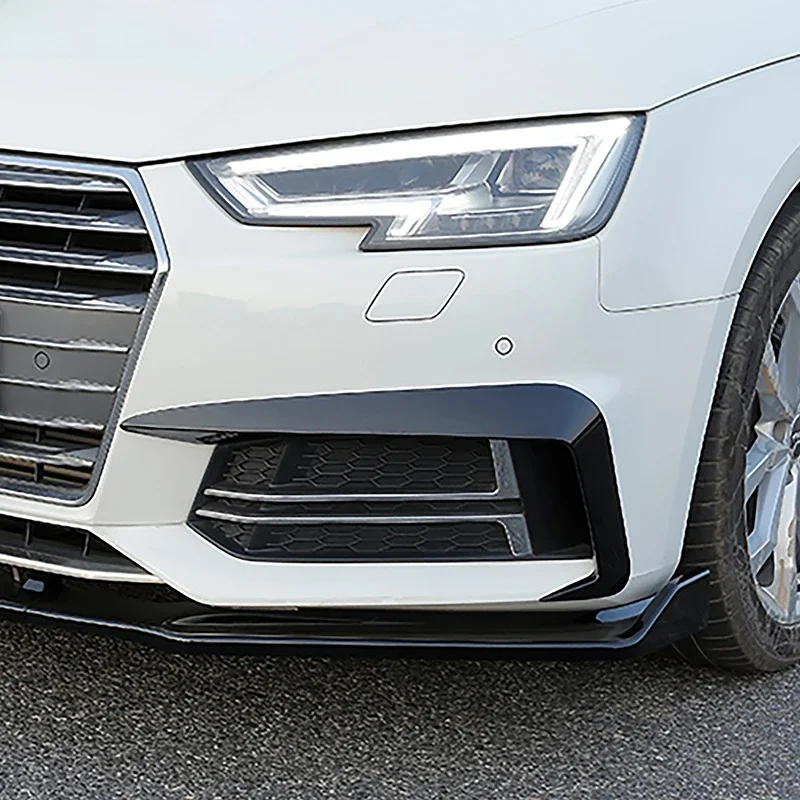 Auto-Styling Frontnebelscheinwerfer Windmesser-Zierleisten für Audi A4 B9 2017-2019 Spoiler Luftmesser Exterieur Modifiziertes Zubehör