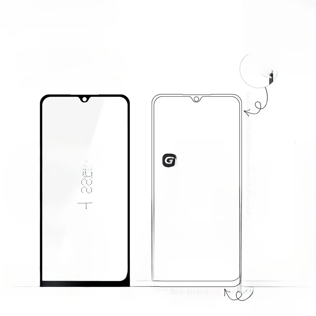 10 SZT. G+OCA PRO Szkło Przednie z Panelem Dotykowym i OCA do Samsung A15 A20S A20E A21S A22 A23 A24 A25 A30S A31 A32 A33 A34 — zdjęcie produktu 7