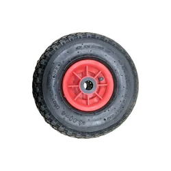 Plastic Wheelbarrow Wheel With Bearing Adjustment 260mm Diameter, 85mm Thickness, 20mm Hole Diameter, 70mm Hole Depth