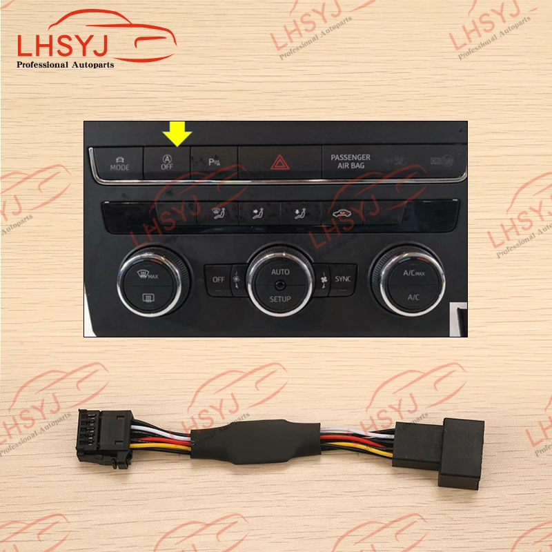 5PCS Stop Canceller For SEAT ATE LEON 10pins Automatic Start Stop Engine System Off Eliminator Control Sensor Plug Cable