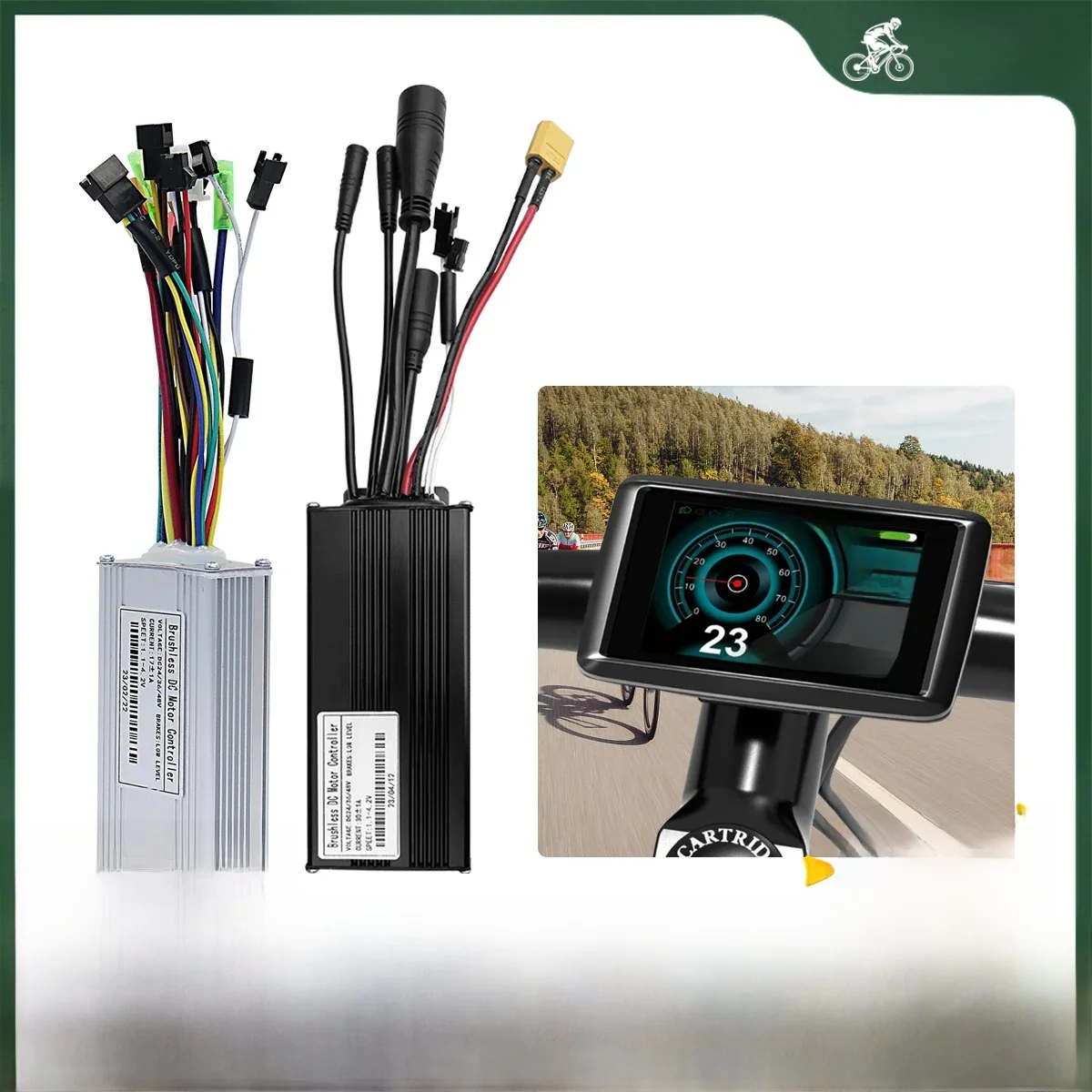 AliExpress KUNTENG E-BIKE Ebike Sine Wave 3 mode controller 17A 26A 30A 40A with Color NEW UKC1 Display Compatible Hall and Hall free Hub Motor Controller