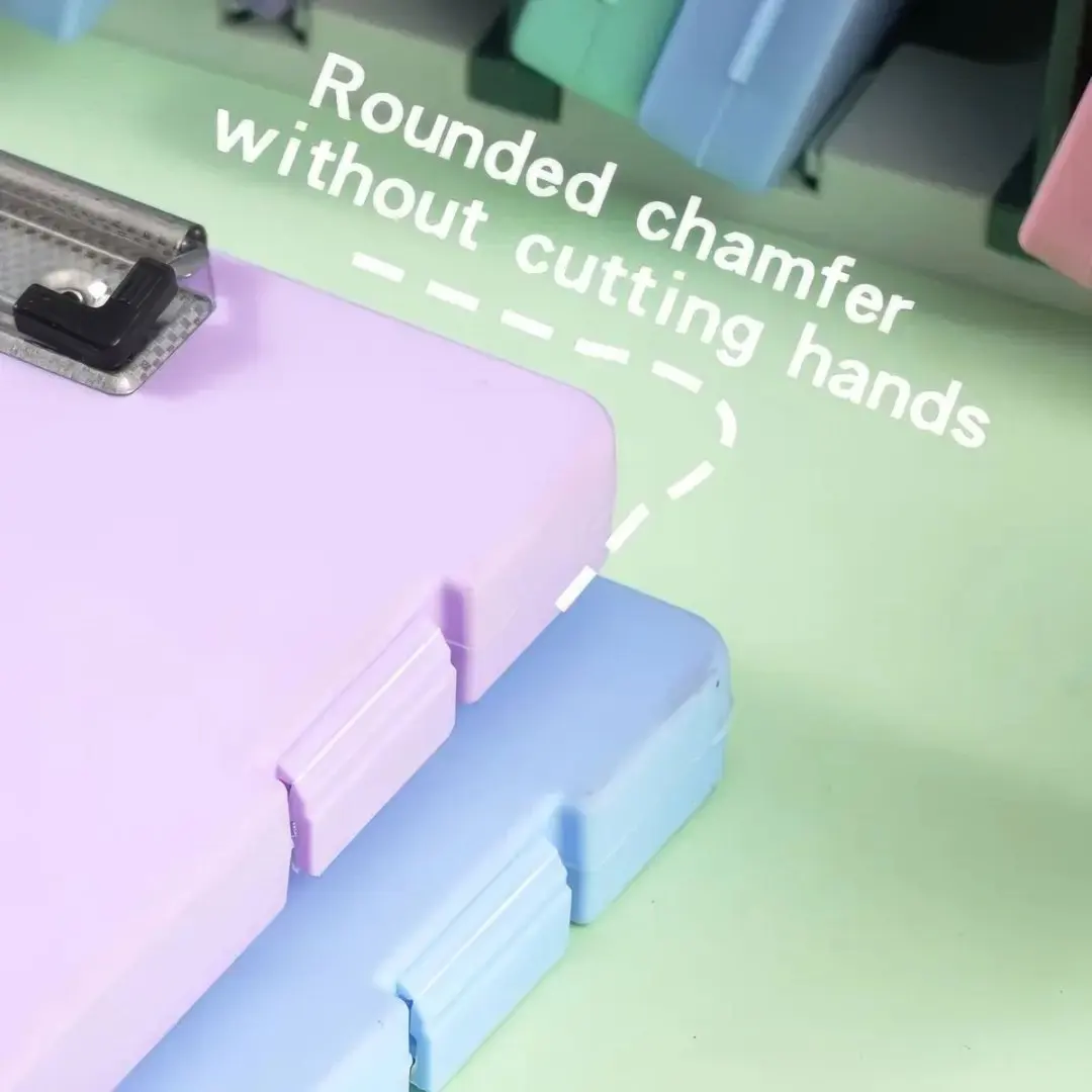 High-Quality Plastic A4 File Organizer Binder With Secure Locking Mechanism & Safety Sealing - Heavy-Duty Durable Rectangular