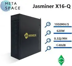 BR JASMINER X16Q ETC 채굴기 8G 메모리, 와이파이 3U 재스마이너 X16-Q 조용한 Asic 채굴기 E, 1950Mh/s, 신제품