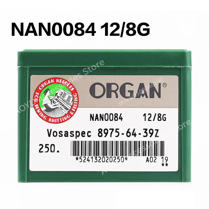 

250 шт. ORGAN NAN0084 Vosaspec 8975-64-39Z иглы 12 г для китайских вязальных машин SHIMA SEIKI
