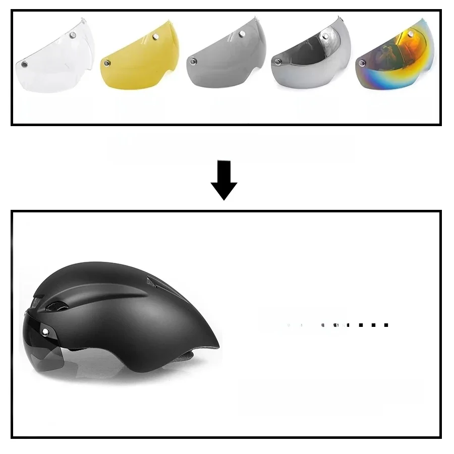 AliExpress wildside Wildside Helmet Glasses Casco Ciclismo Lens Aero Helmet Bike Triathlon TT Road Cycling Helmet Len TimeTrial Goggles Accessories