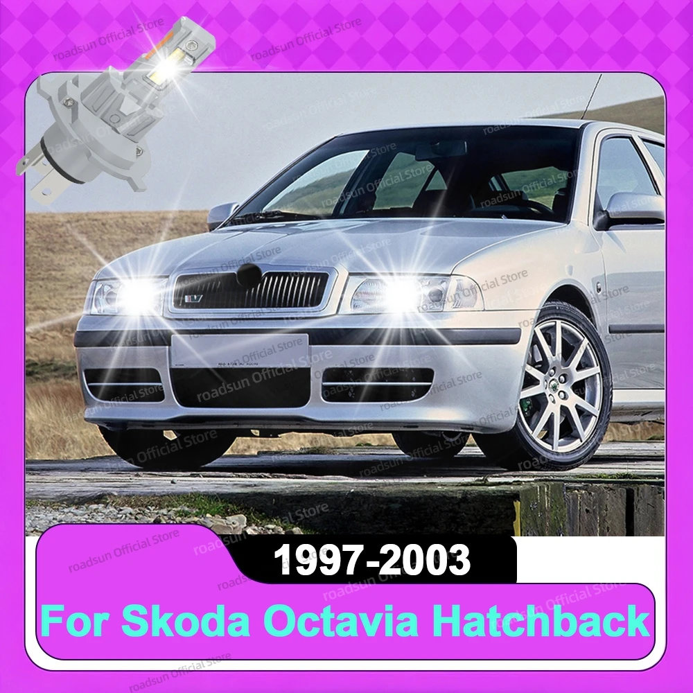 

Led Lights High Quality 30000Lm CSP Headlight Bulb H4 6000K Lamp For Skoda Octavia Hatchback 1997 1998 1999 2000 2001 2002 2003