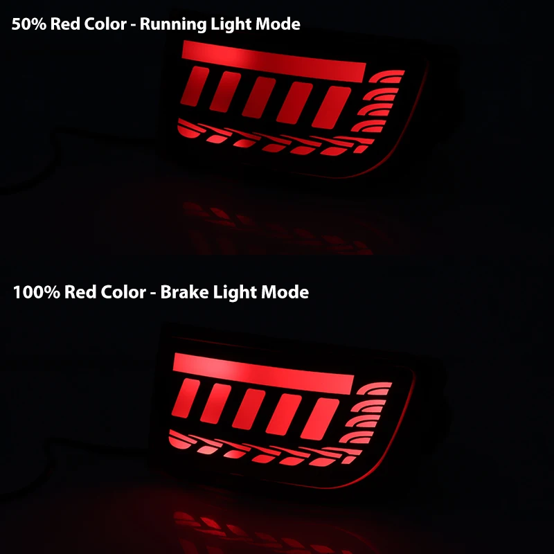Toyota Land Cruiser Prado 120 4Runner Rear Bumper Reflector LED Car Tail Lamp Brake Turn Signal Light 2002-2009
