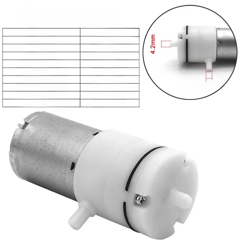 3.7v 6v 12v 370 Mini pompa powietrza Elektryczny mikro silnik próżniowy do instrumentów kosmetycznych Leczenie medyczne Laktator Hałas 65db — zdjęcie 2