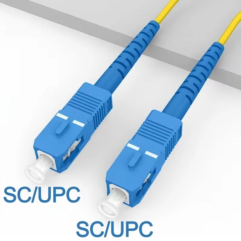 

Optical Fiber SC UPC to SC UPC Pathcord Jumper Simplex 3.0mm SC to SC, Single-mode SM 9/125 Fiber