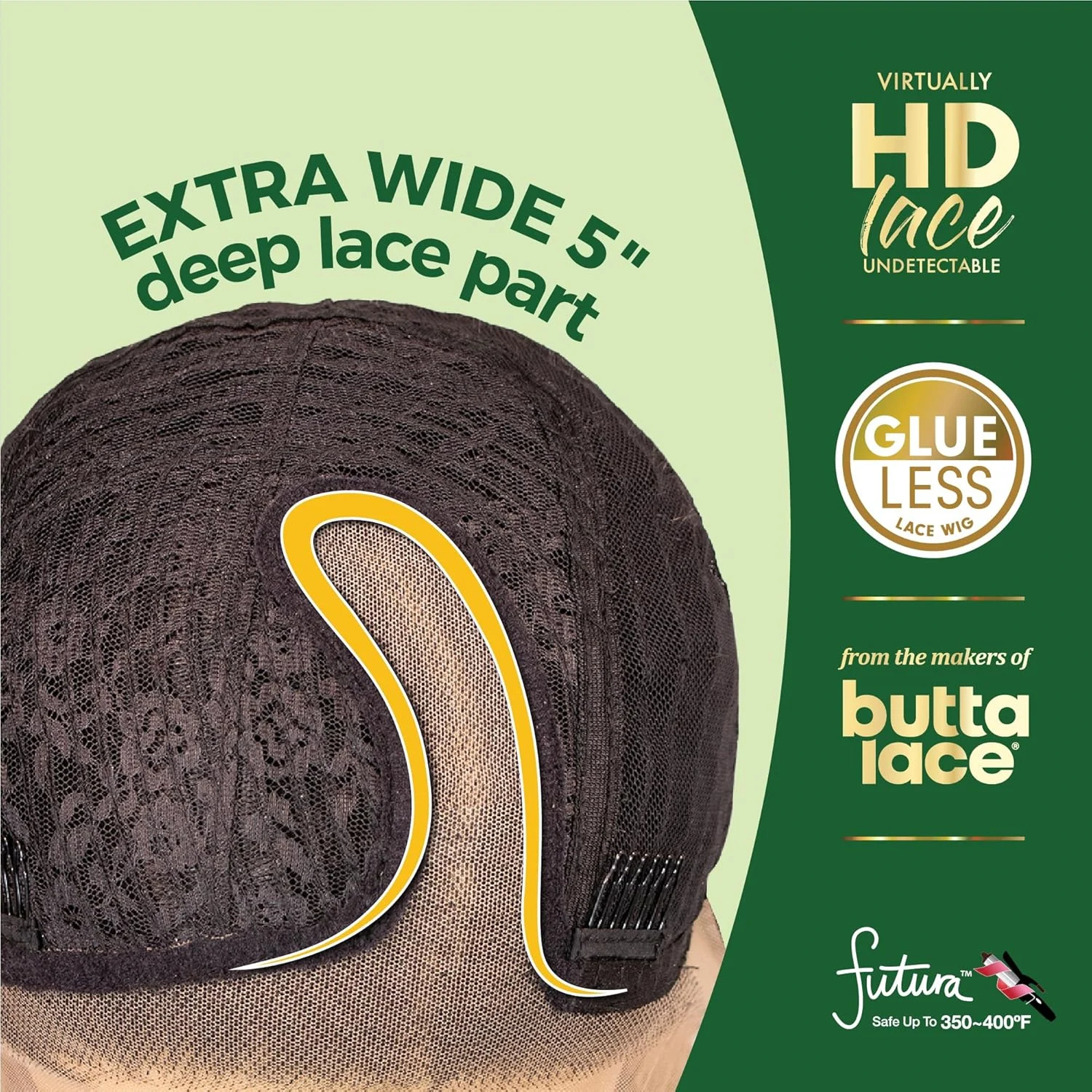 Peruka syntetyczna Sensationnel HD Lace Front Butta Lace Glueless Chic Bob Unit 4