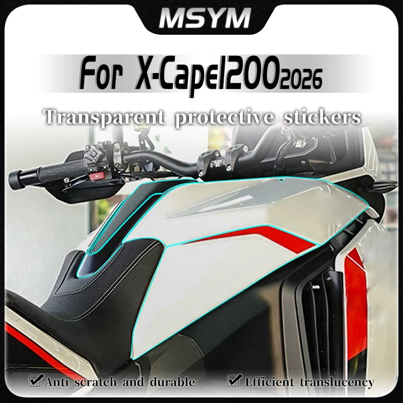 For MOTO Morini X-Cape1200 2026 Invisible Car Cover Film Protective Stickers On Both Sides Of The Fuel Tank Modified Accessories