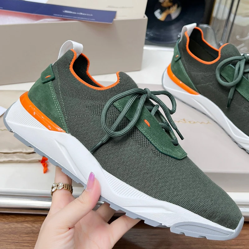 

Новая мужская вязаная повседневная удобная спортивная обувь высокого качества.