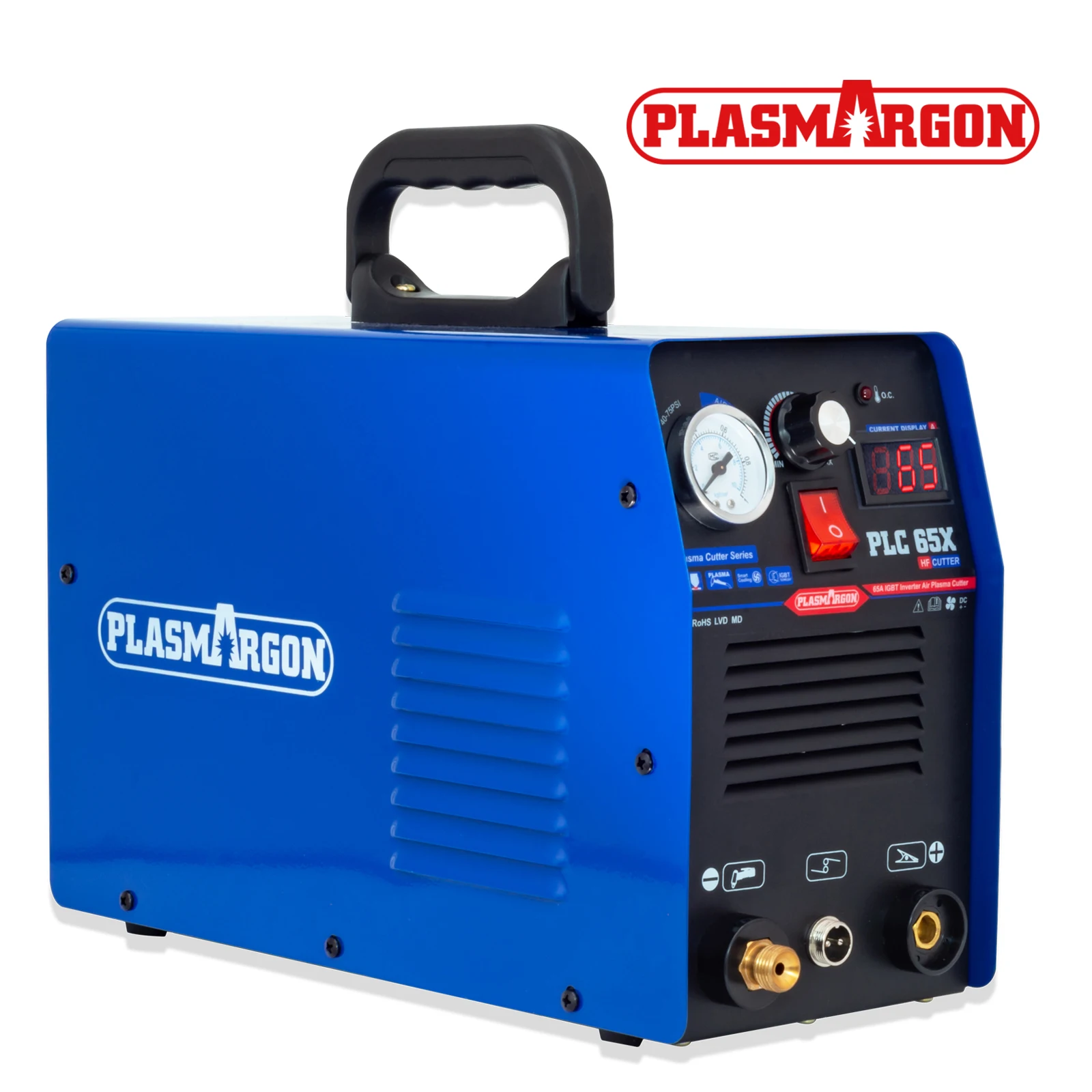 65Amp IGBT Air Plasma Cutter AG60 TORCH & Portable Digital Plasma Cutting Machine 18mm PLC65 NEW