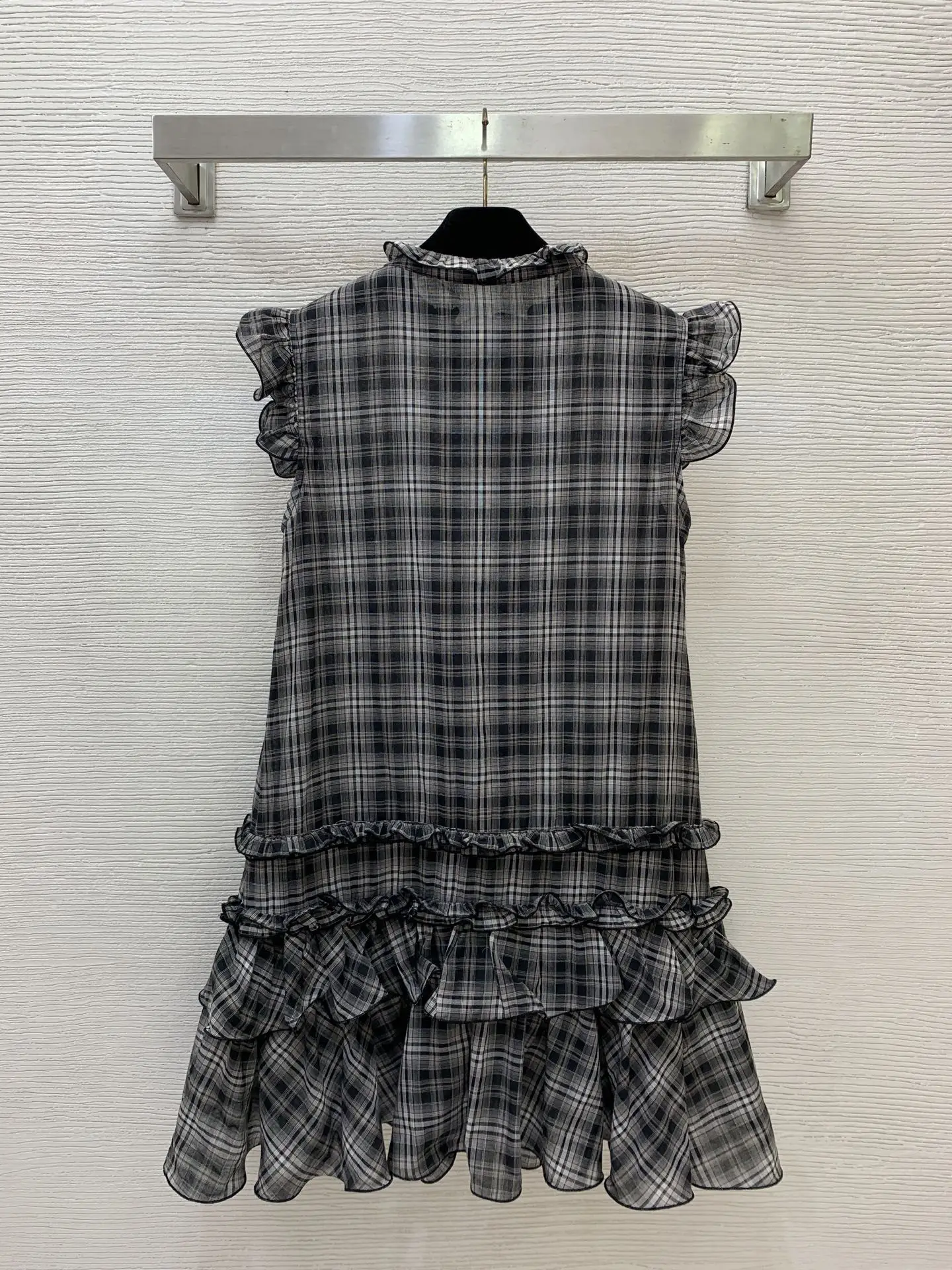 

2026 New Spring and Summer Daily Life with Belt Slimmed Solid Color Loose Lined Short-Sleeve Dress