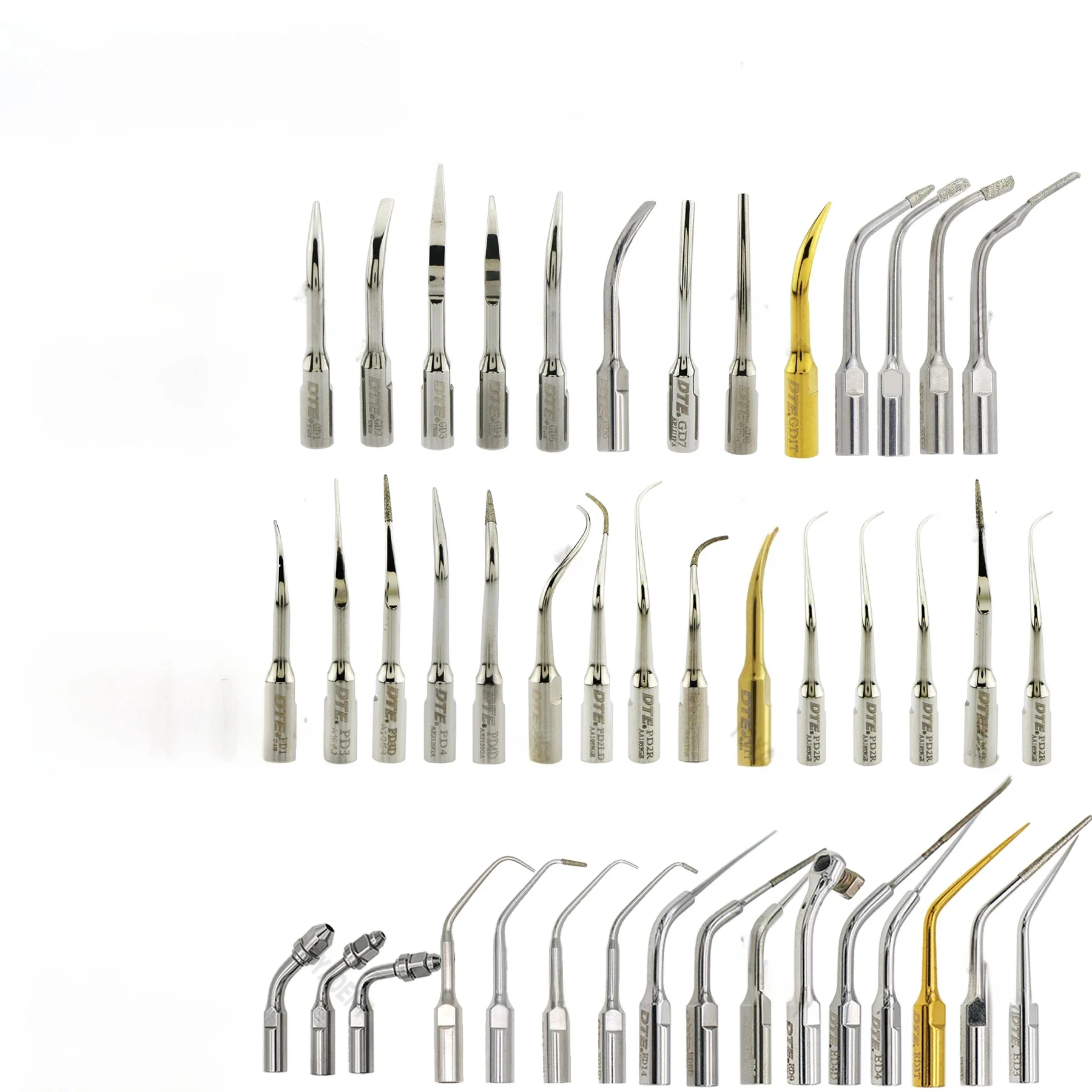Woodpecker DTE Dental ultradźwiękowe końcówki skaleru Perio/Endo/koniec skalerów pasują do NSK SATELEC ACTEON skaler rękojeść produkty stomatologiczne — zdjęcie 2