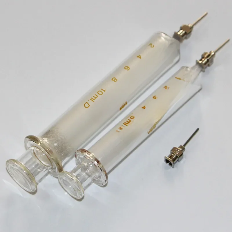 RELIFE 5ml 10ml Flux métal aiguille verre seringue pour la réparation de téléphone portable BGA PCB boule montage huile soudure Flux seringue outil