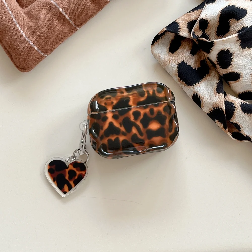 

Fashionable amber pattern headphone protective cover, suitable for AirPods Pro2/Pro3/AirPods 4/3 new shockproof headphone cover