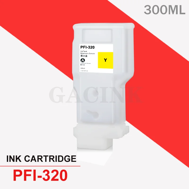 PFI-320 PFI320 PFI 320 Refillable Ink Cartridge For Canon TM200 TM205 TM300 TM305 200 205 300 305 Printer Without Chip