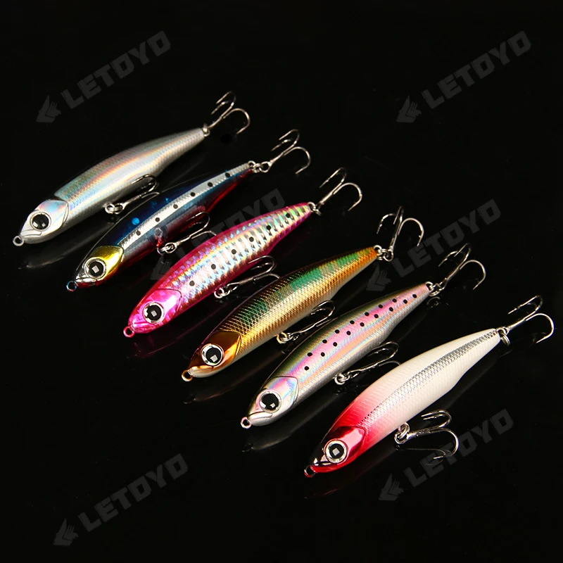 LETOYO matita affondante 12g-3.5g esca artificiale esche dure trota bass esche Wobblers per luccio richiamo di pesca spinning stickbait