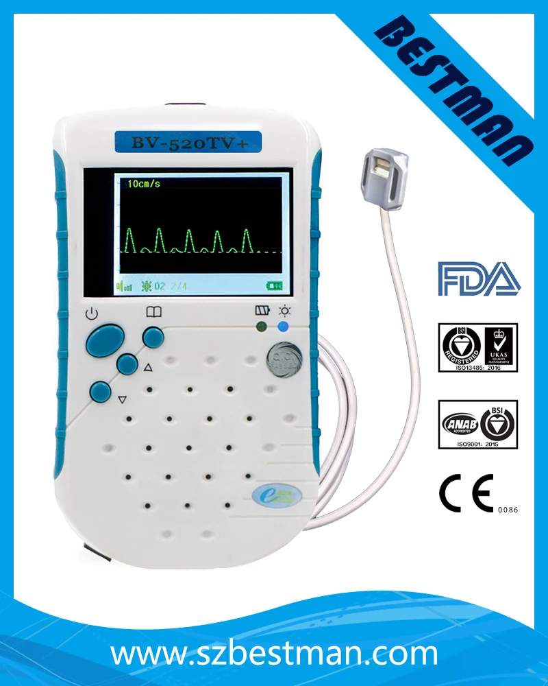 BESTMAN Animal Doppler Blood Flow Monitor Hospital CE ISO9001 ISO13485 Certified for Accurate Veterinary Blood Flow Monitoring