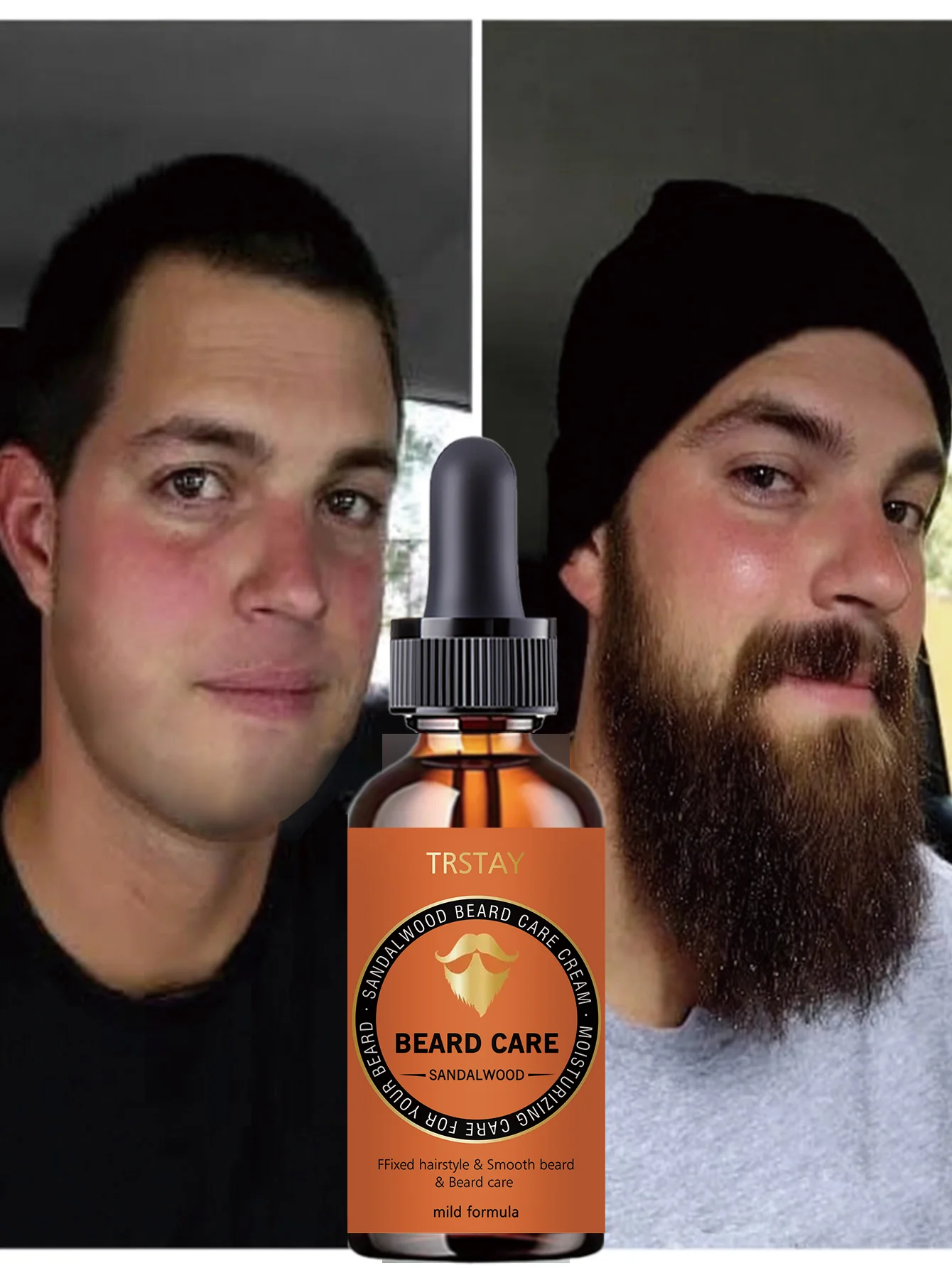 Beard Growth Oil Hydrating Moisturizing Care Stimulates Follicles Thicker Fuller Beard Reduces Breakage Split Ends Soothes Irrit - Image 4