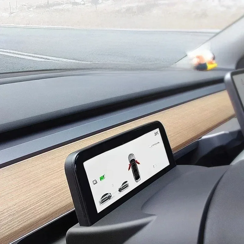 Affichage tête haute du compteur de vitesse pour les placements, tableau Prada, affichage LCD TingHD, volant, modification de voiture, HUB, modèle 3 Y 4.6