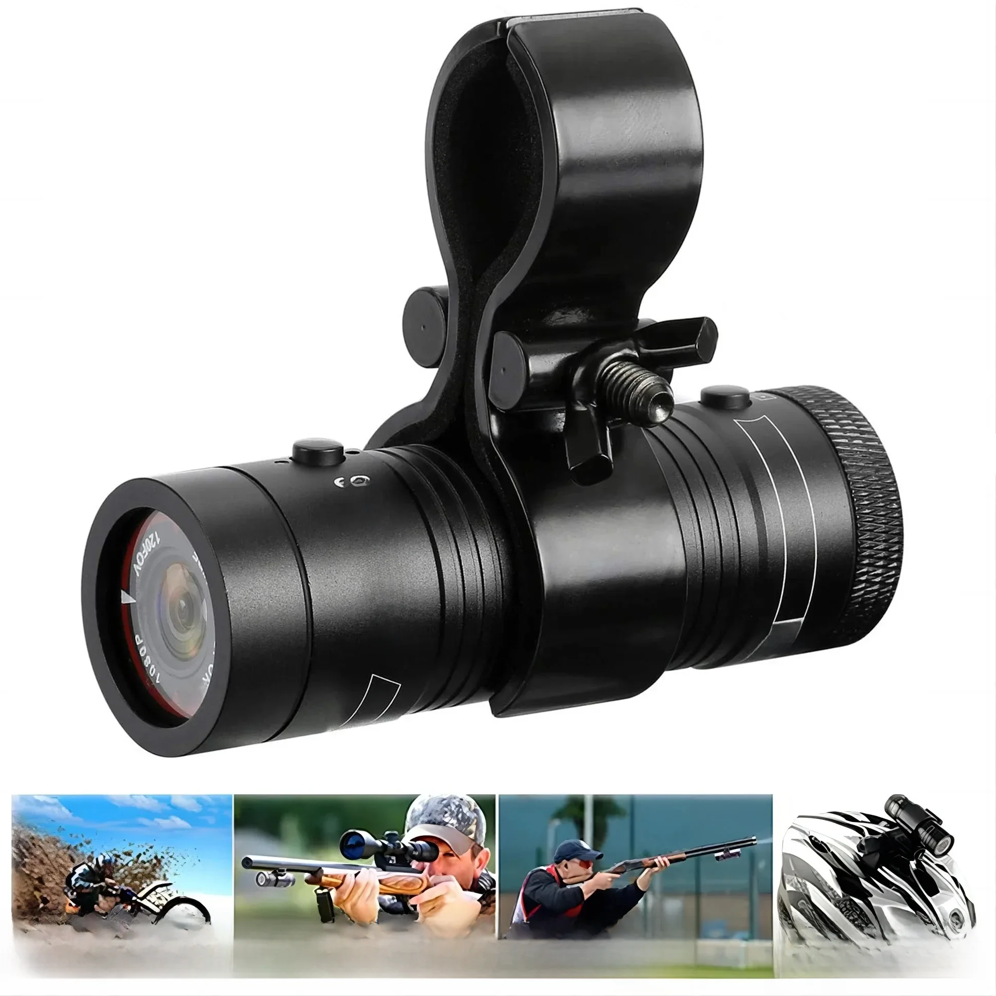 AliExpress UYJY Outdoor Action Camera Mountain Bike Motorcycle Helmet Camera Mini Camera Sport DV Video Recorder Action Cam with Gun Mount