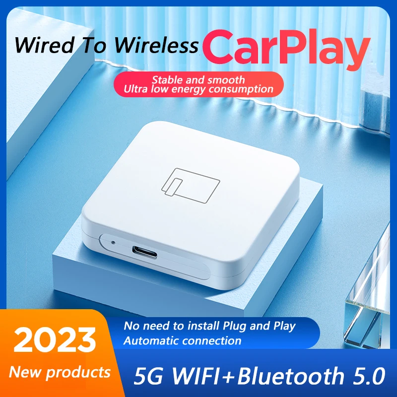 5G Bluetooth Wired TO Wireless Carplay For Apple Android AUTO AI Box Nissan Camry Mercedes Toyota Mazda Citroen Audi Land Rover 