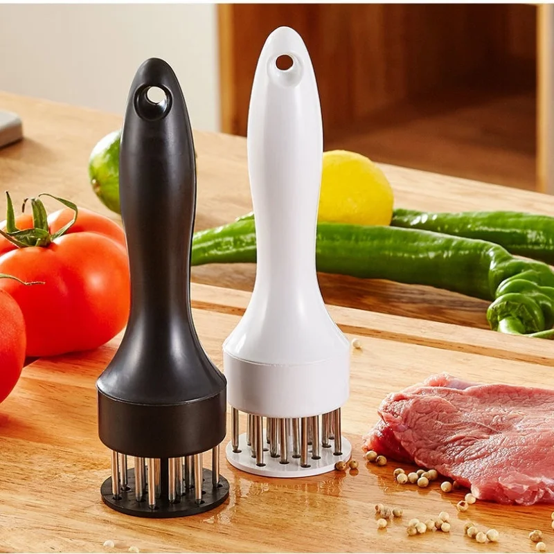 Stainless Steel Meat Tenderizer Needle Portable Steak Tender Tool For Tenderizing Beef Pork Kitchen Gadget