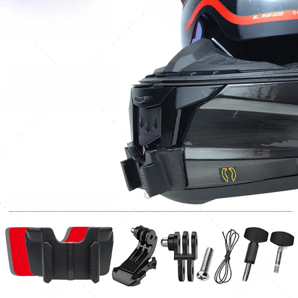 Uchwyt na podbródek do kasku LS2 FF808, dostosowany do GoPro12 11 10 9 DJI Action3/4 Insta360 Ace Pro X4 X3, akcesoria do kamer sportowych — zdjęcie produktu 6