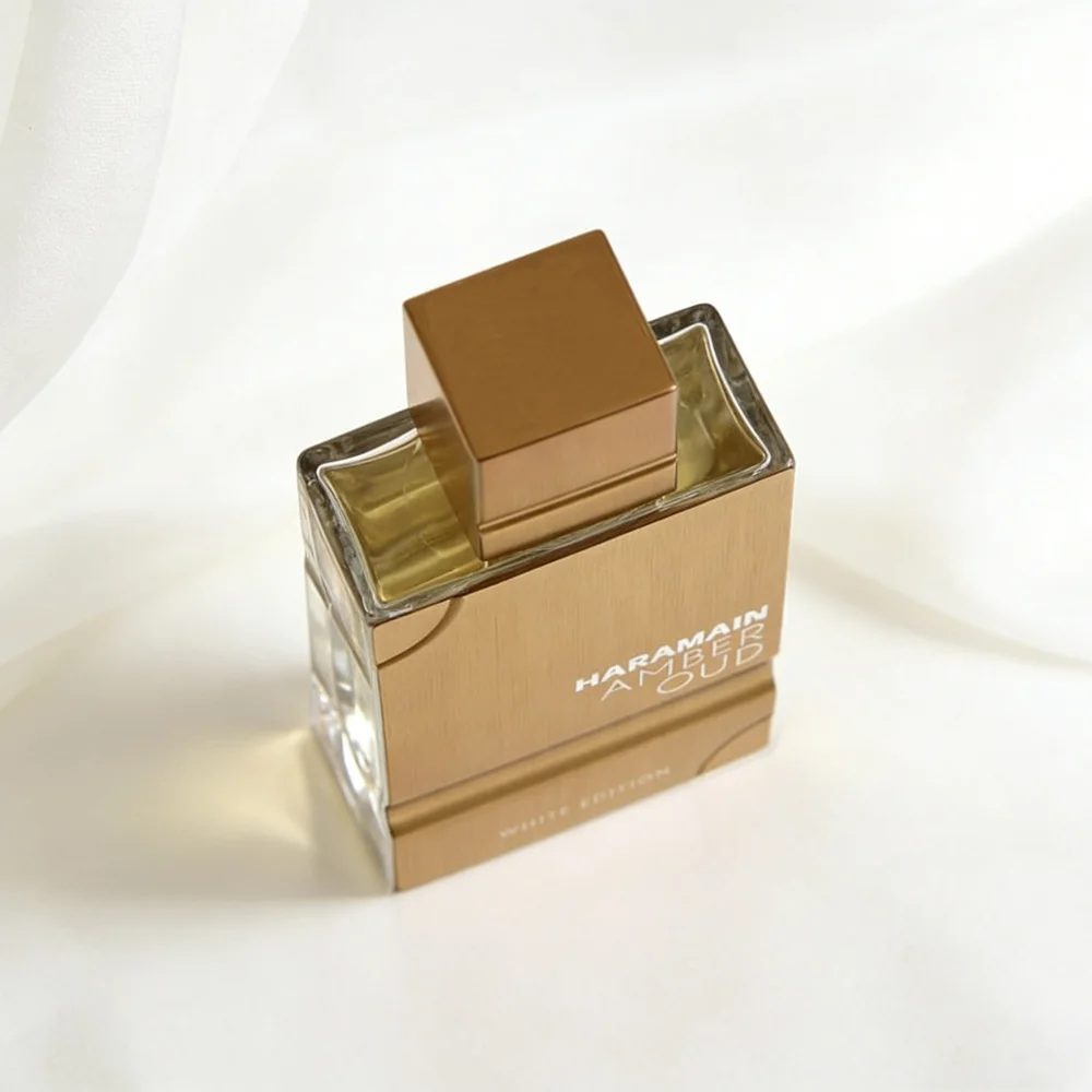 Haramain Style Amber Oud White Edition، كولونيا فاخرة تدوم طويلاً للرجال والنساء، شحن سريع Eau De Parfum