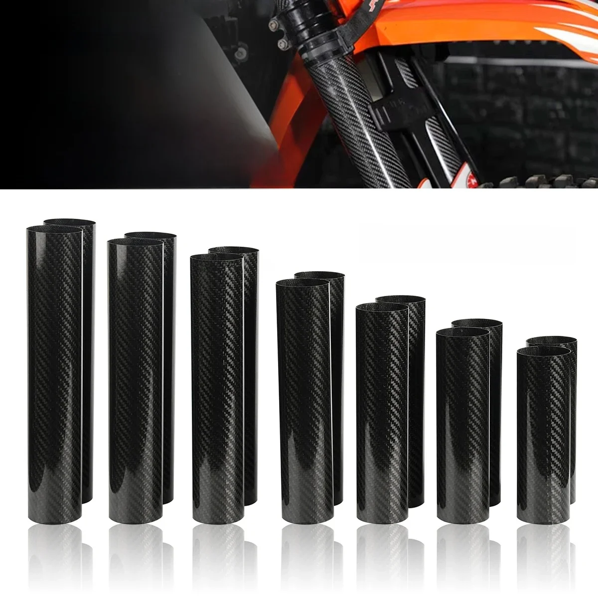 Motorrad 160-260MM Carbonfaser Verstellbarer Vordergabel-Stoßdämpferschutz für KTM EXC SX SXF XC XCF XCW 125 250 350 450 530