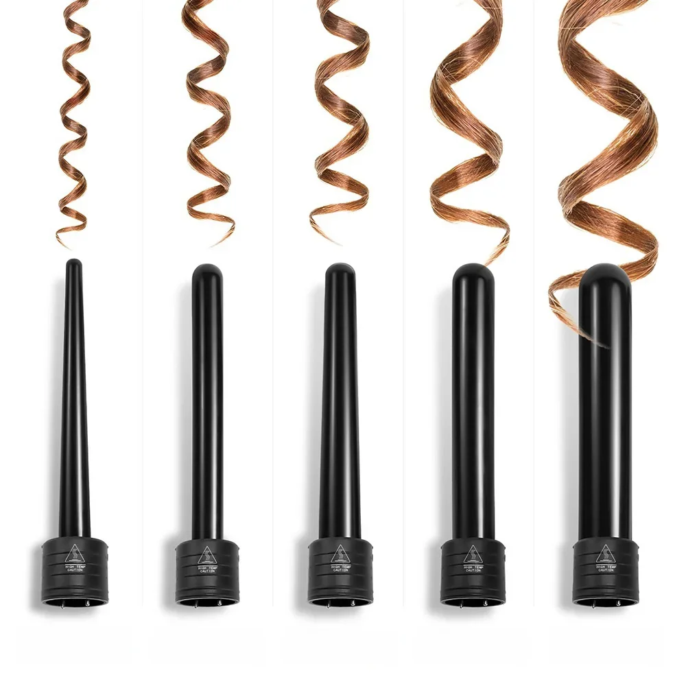 5-in-1 krultang Multifunctioneel vat Roterend Professionele salon haarkruller - afbeelding 2