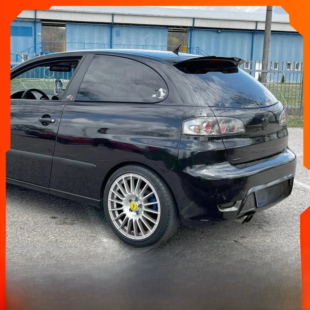 Lèvre de becquet universel pour VW Seat IBIZA MK4 TGI/FR Hatchback 2002 – 2008, aileron de toit arrière en plastique ABS, aile arrière de voiture