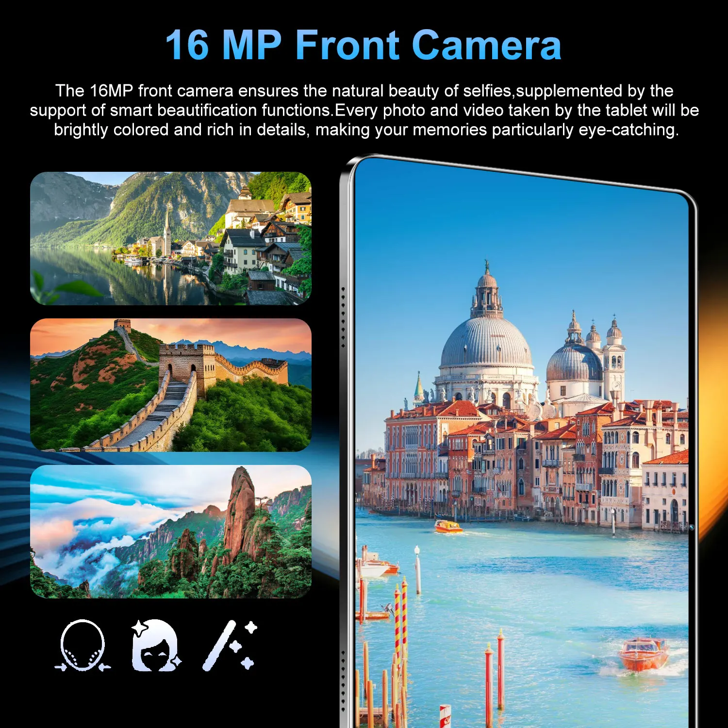 Immagine 9: Nuovo Tablet 5G con 10 Core, Schermo 4K HD da 10.36 Pollici, 16GB RAM, 1TB ROM, 12000mAh, Android 13.0, Dual SIM, Bluetooth, Rete WiFi