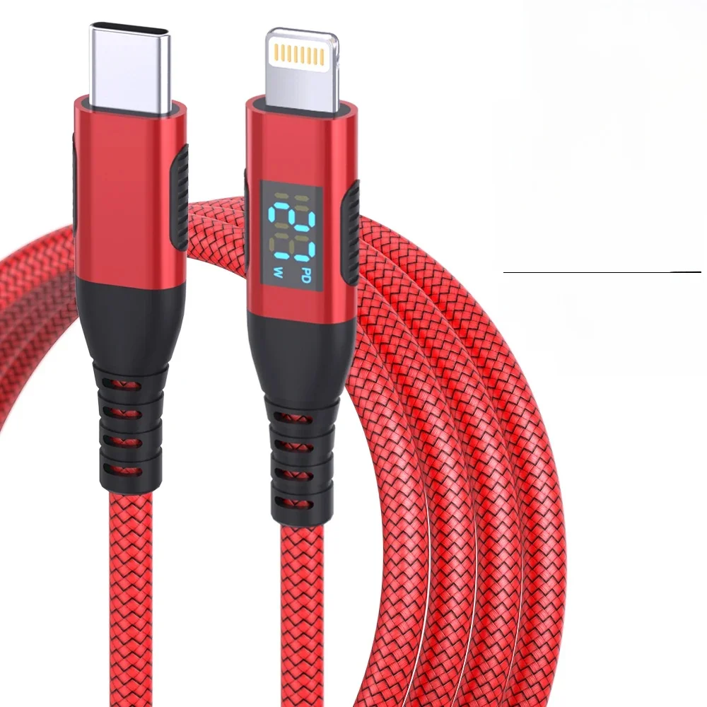 LAIHONEN USB C auf Lightning 10 Fuß ca. 3 Meter Schrittsynchronisator, ausgestattet mit LED-Anzeige, MFi-zertifiziert für iPhone 14 Pro Max