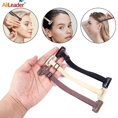 Imagen 2 del producto Bandas invisibles para estiramiento facial para niña y mujer, cintas elásticas de nailon con Clips para moldear la cara, 1 unidad